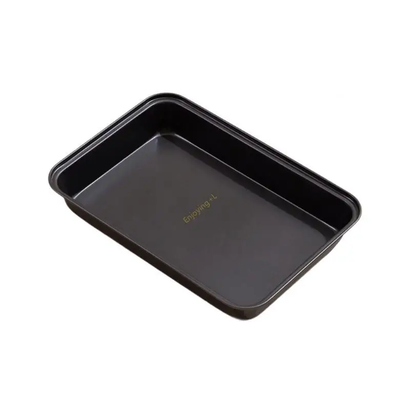 Deep Baking Tray Carbon Steel Nonstick Coating Advanced Cookware Cooking Pan Cookie Sheet for Breads Pastries Casseroles