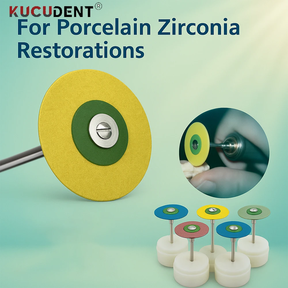 

1 шт., стоматологический резиновый алмазный полировщик, диск для фарфора, восстановления циркония, HP 26 мм, стоматологический лабораторный полировщик, шлифовальные инструменты