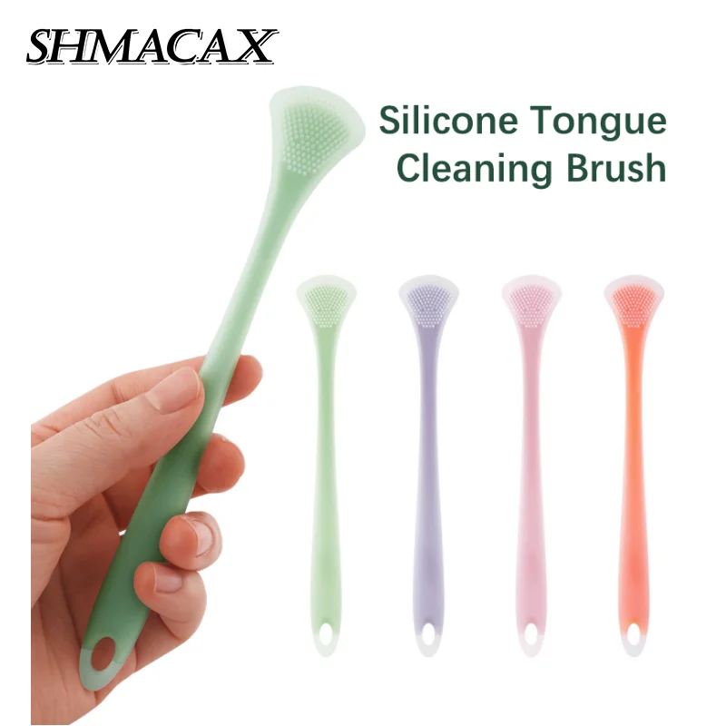 

Tongue Cleaning Brush Soft Silicone Tongue Cleaning Tool Double Side Cleaning Massage Tongue Scraper Oral Health Care Tool