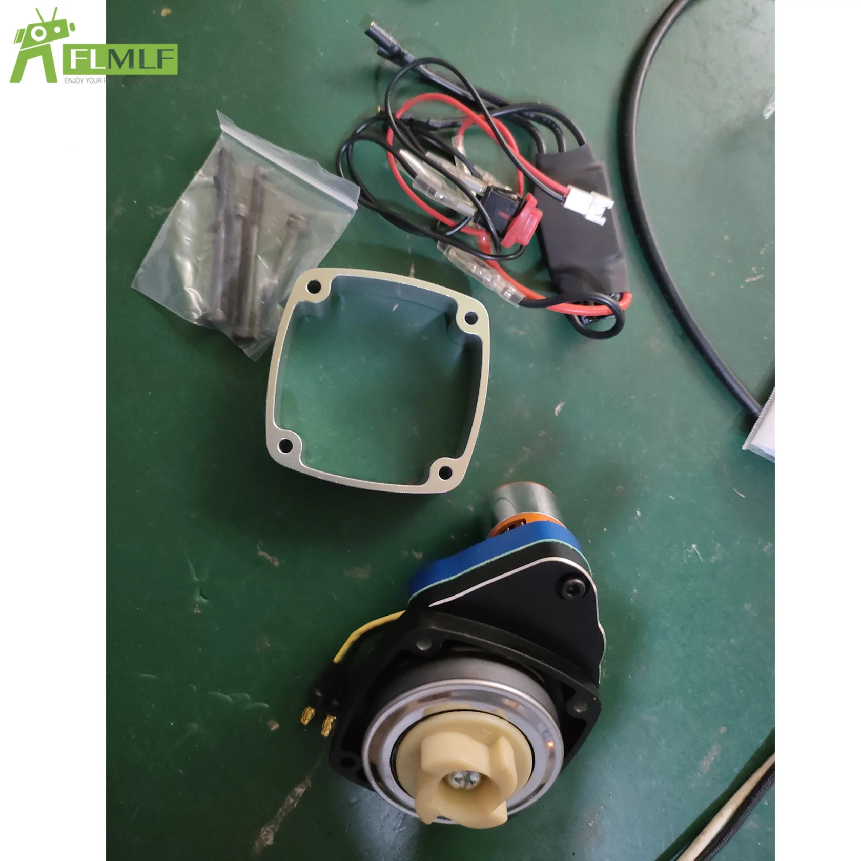 CNC โลหะไฟฟ้าชุดเริ่มต้น Fit สําหรับ Zenoah CY RCMK Marine Gas เครื่องยนต์ 26cc-58cc PUM Rc เรืออะไหล่