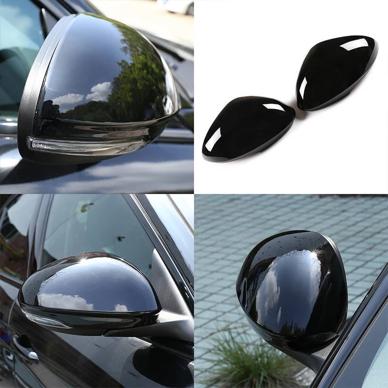 For 2017-2020 Alfa Romeo Giulia ABS Carbon Fiber Car Styling Car Rearview Mirror Decorative Cover Sticker Auto Parts 2 Piece Set