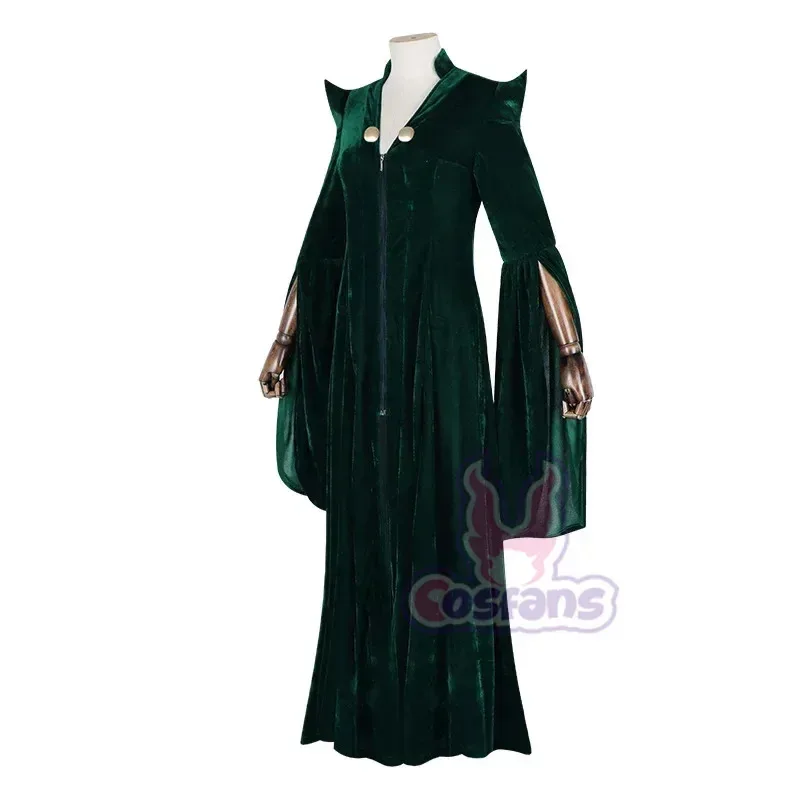 

COSda@School of Witchcraft and Wizardry Costume Professor Mileva McGonagall Hogwarts College Presidentis Robe Halloween CostumeC