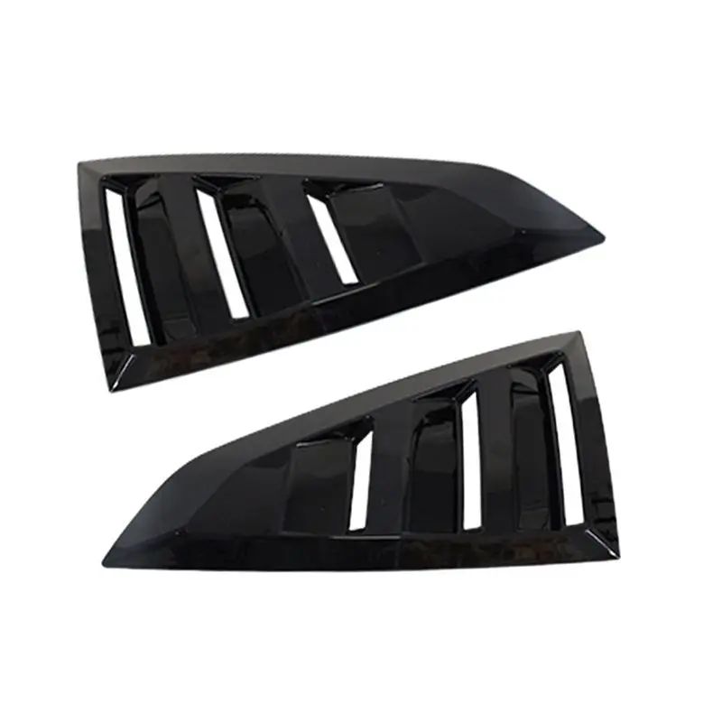 A19Q-Rear Window Louvers Trim Cover For Ford Mustang 2024 2025 Windshield Scoop Cover Side Window Louver
