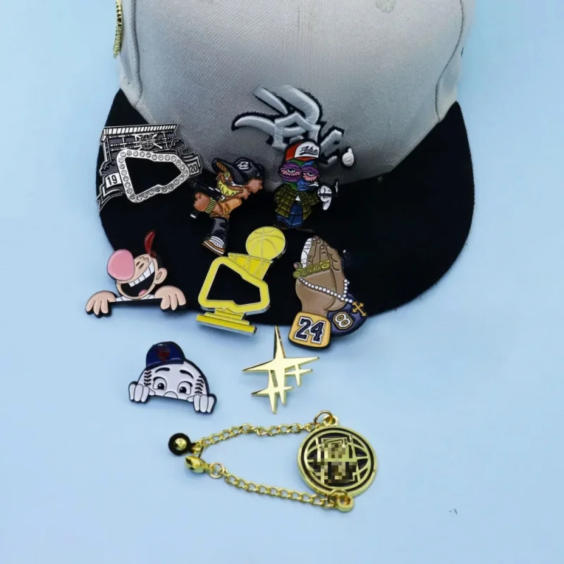 Ideas To DIY Cap New Era Hat Pins Metal Ornaments Enamel Painted Badge