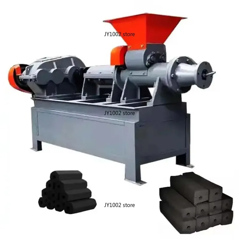 Charcoal Compress Machine Briquette Machine With Auto Cutter Coal Charcoal Dust Briket Extruder