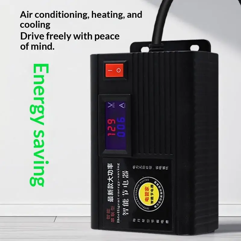 Intelligent Power Saver With LCD Display 110000W High Load Capacity Up To 50 Percent Energy Saving For Home Office Commercial