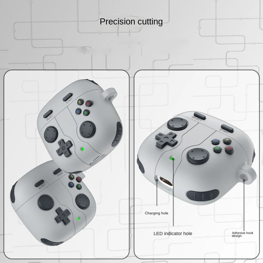 Silicone Cartoon Estilo 3D Fone de Ouvido Capa Protetora, Dustproof, Game Console Styling, Huawei FreeBuds SE 2