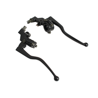 Aluminum Alloy Black Handlebar Clutch Lever For Pit Dirt Bike Pitbike Motorcycle ATV Brake & Clutch Lever Cable Front Bra