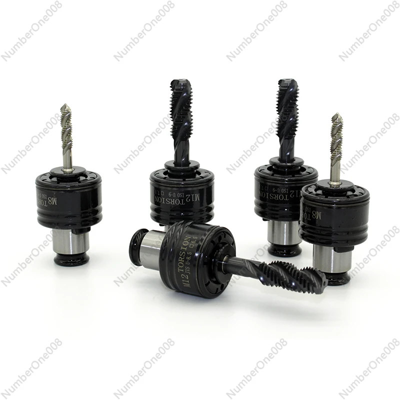 

Overload Torque Protection Tap Chuck Set, M3-M30 Tapping Chuck with Metric & Imperial Adapters, Precision Tap Holder for Drill