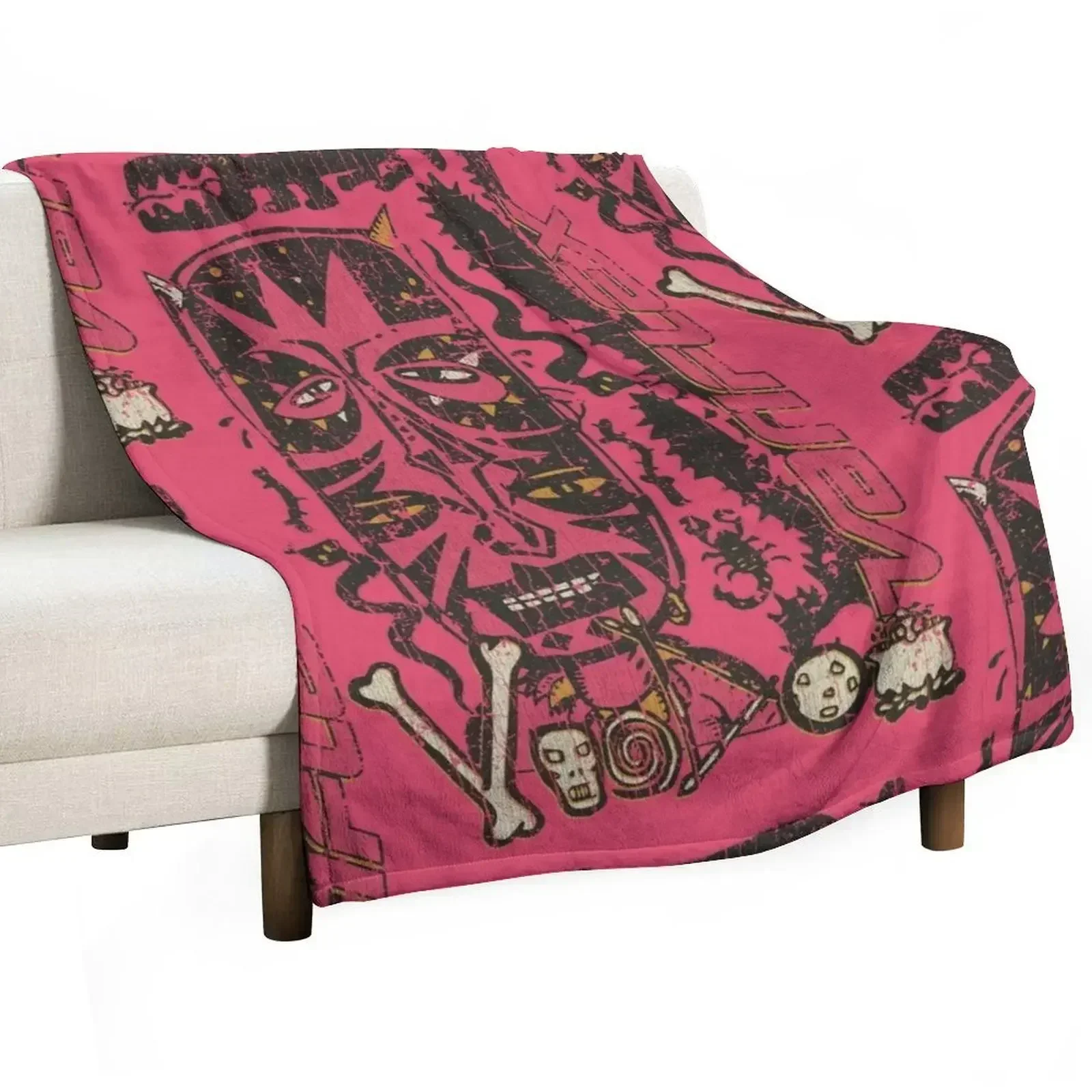 Variflex Voodoo 1985 Throw Blanket Vintage Summer Blankets