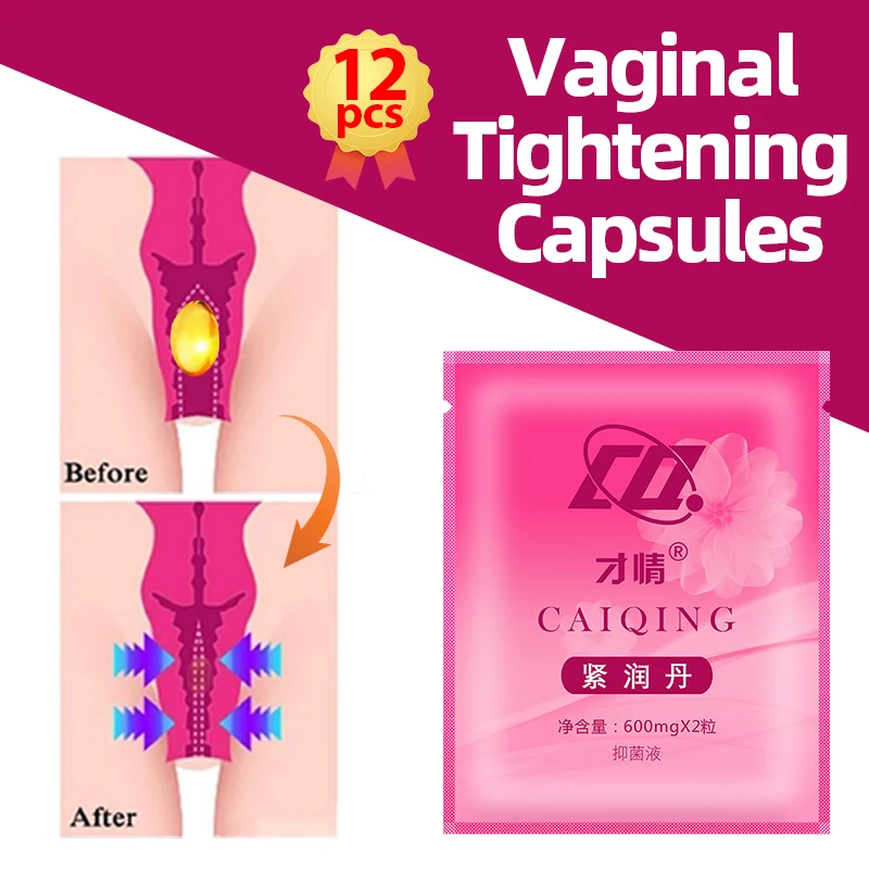 

12pcs Vaginal Tightening Capsules Women Orgasm Gel Female Libido Enhancer Exciter Stimulant Vagina Shrinking Climax Tight Oil