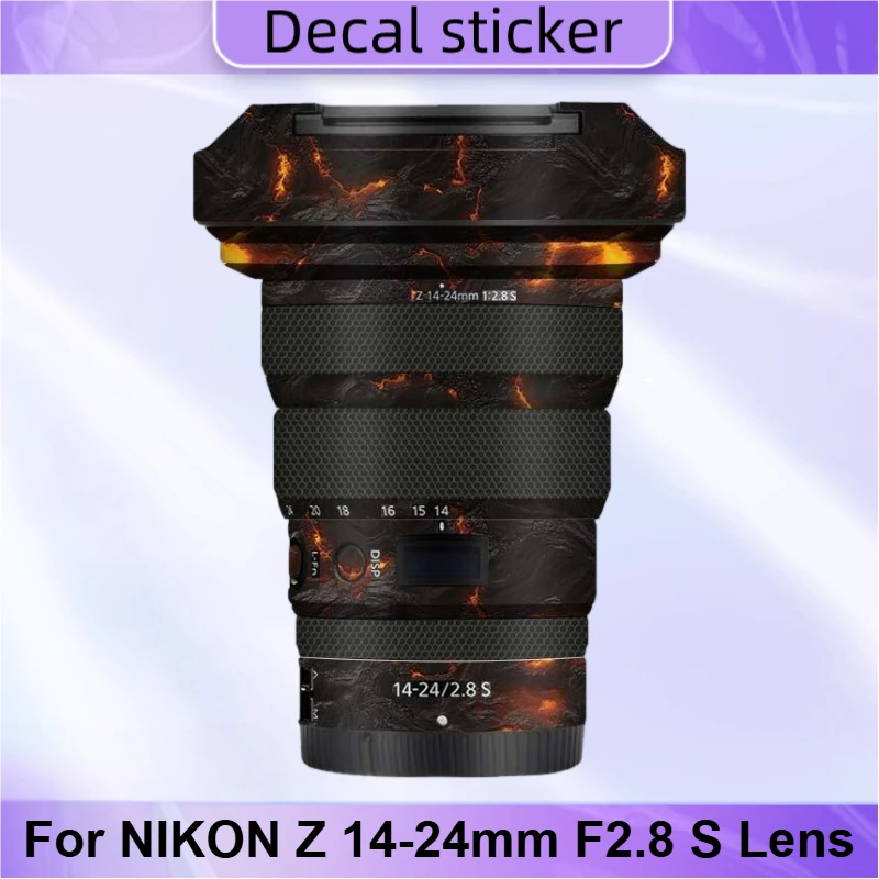 

For NIKON Z 14-24mm F2.8 S Lens Sticker Vinyl Wrap Film Z14-24 F2.8 Lens Body Protective ﻿Anti-Scratch Decal Skin Protector Coat
