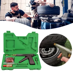 Car Tire Block Air Leaking Repair Kit Auto Bike Tubeless Tire Repair Puncture Plug Garage Motorcycle Vacuum Tire Repair Gun