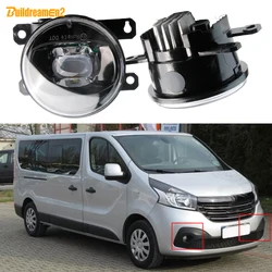 2 X Car LED Fog Light DRL H11 For Renault Trafic Fiat Talento Nissan NV300 Primastar Opel Vivaro Mitsubishi Express 2014-2020