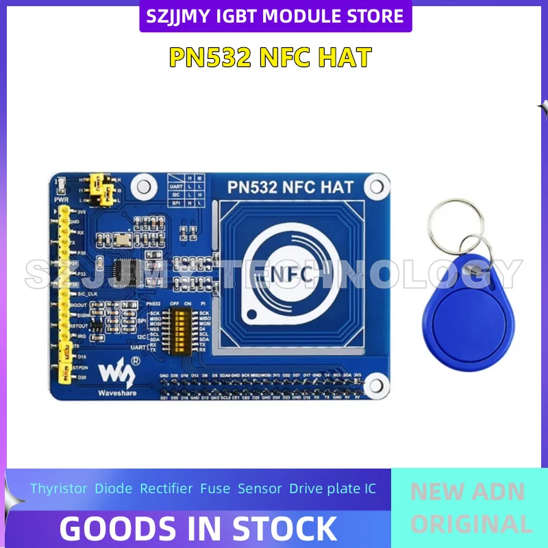 brand new  Raspberry Pi NFC Expansion Board PN532 Module Near Field Communication Supports UART/SPI/I2C Interface