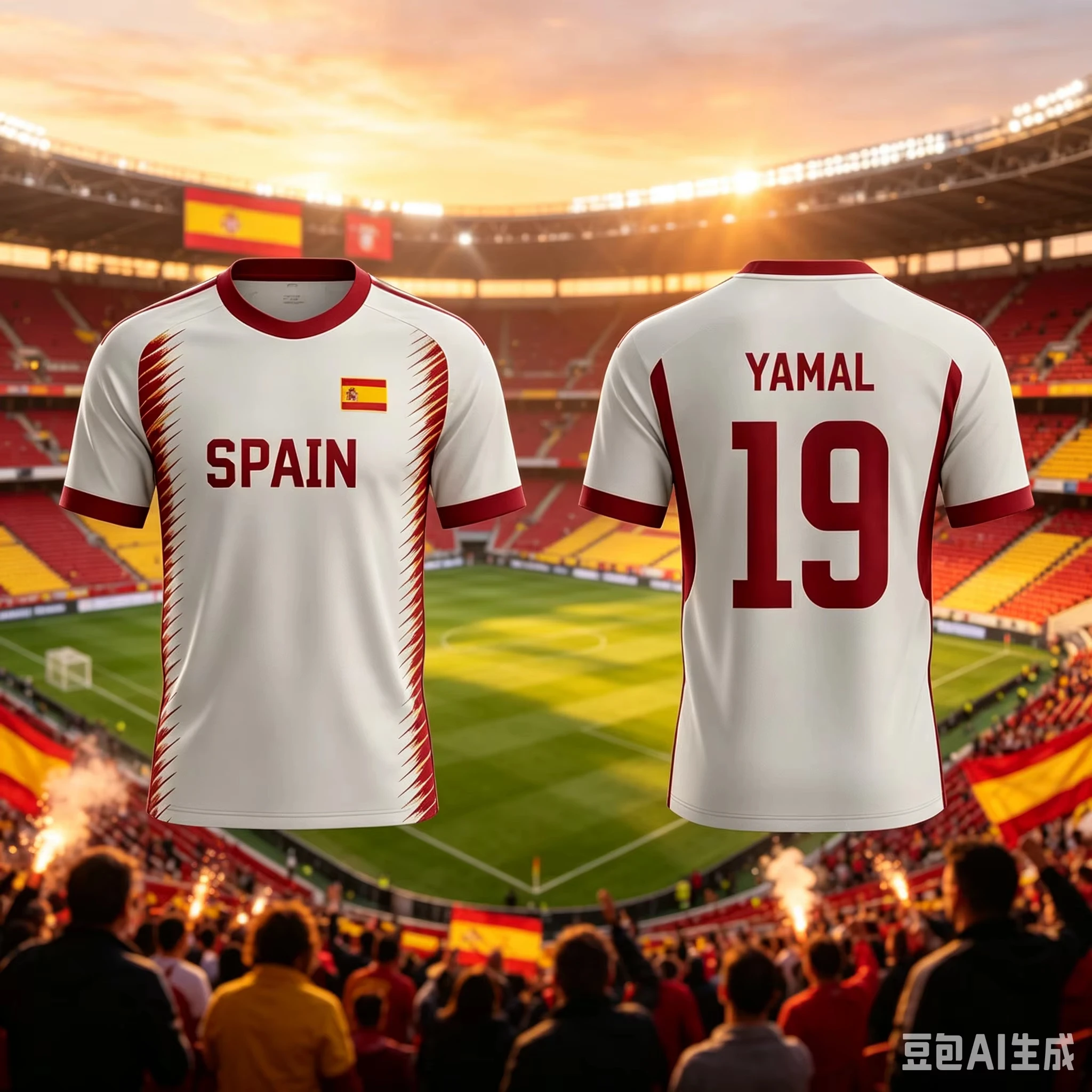 Heißer Verkauf Spanien Yamal FERRAN Sonderedition Gedenk-Fußballtrikot Streetwear Erwachsenen- und Kinder-Set T-Shirts Fan-Fußballtrikot