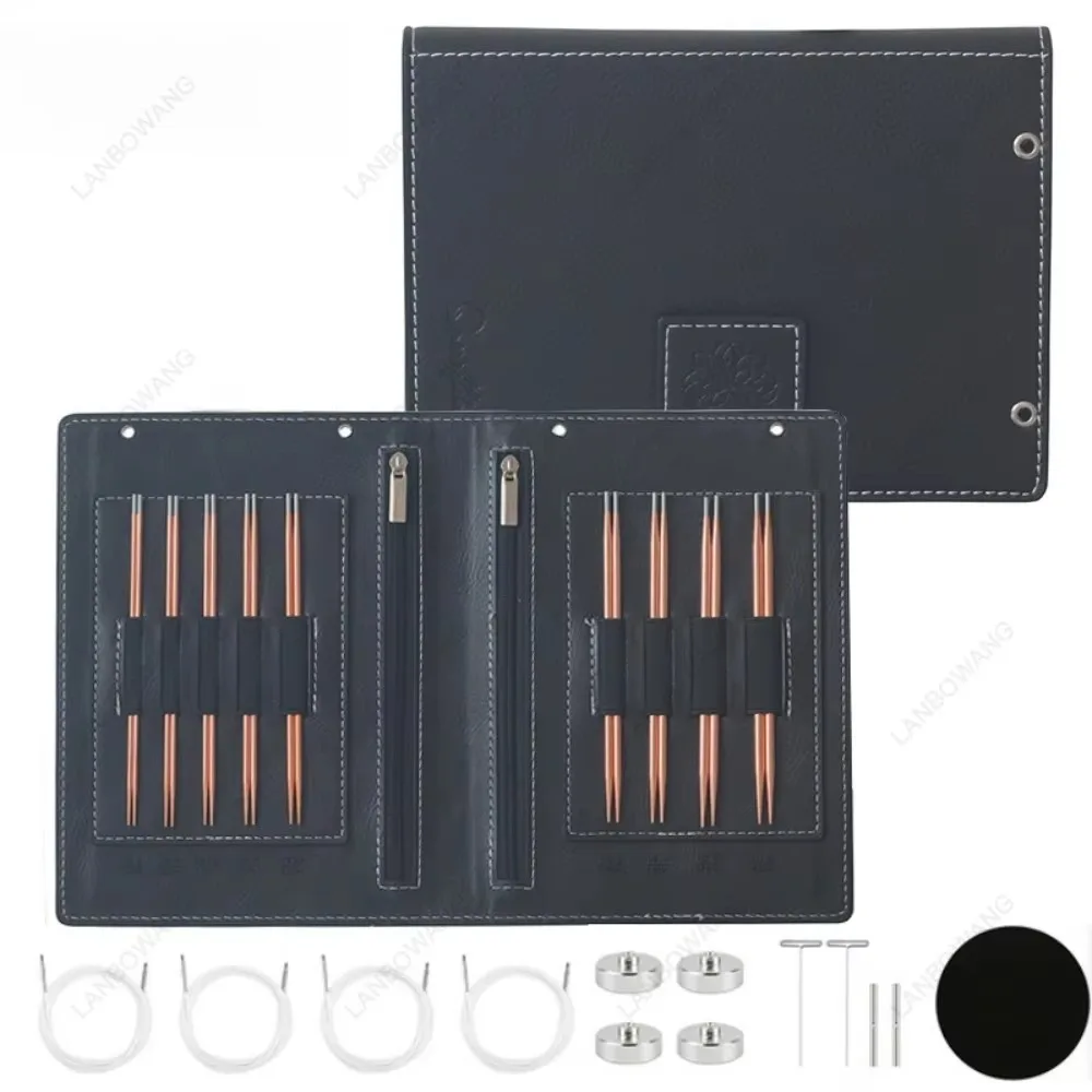 knitting-tools-two-tone-copper-detachable-circular-needles-solid-copper-circular-knitting-needle-set