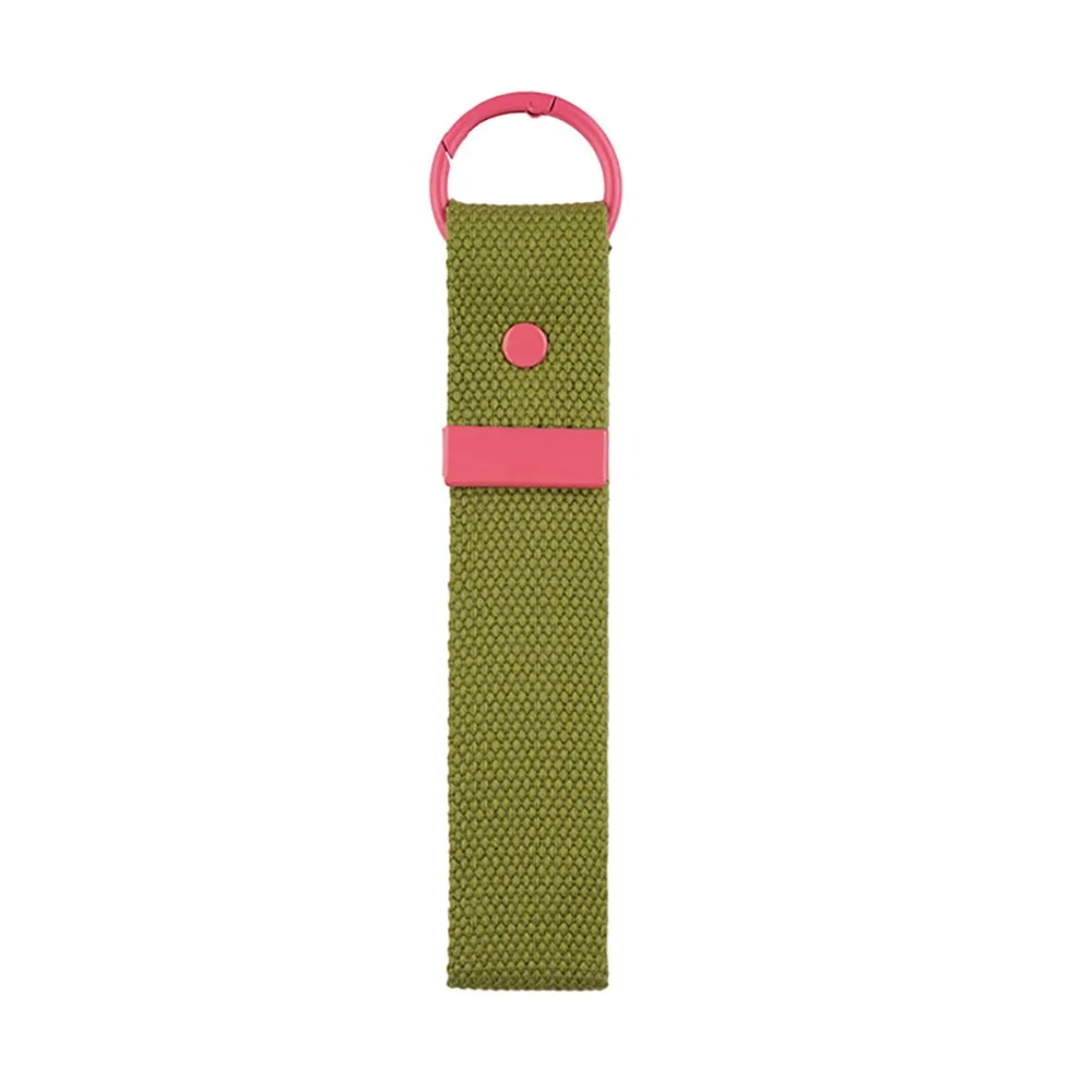 

Webbing Strap Colorful Ribbon Rope Keychain Simple Versatile Keychain Lanyard INS Durable DIY Canva Strap Bag Charms