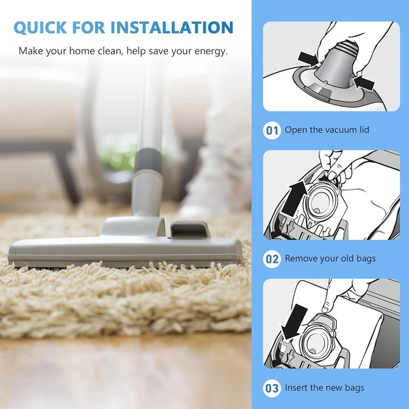 مجموعة من 16 كيس غبار بديل للمكانس الكهربائية من سلسلة Miele GN/FJM S83310 8390 S2121 S2110 S421I S456I