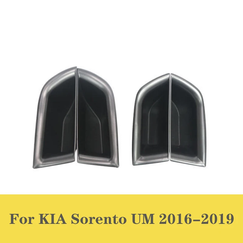 Interior Car Door Storage Box For Kia Sorento UM 2016 2017 2018 2019 Phone Container Glove Tray Armrest Handle Pocket Holder