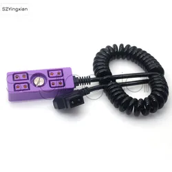 B-port to 4*DTAP Female Connector Camera V-port D-TAP Four-Way Distributor Spring Line, Secured With 1/4 Screws