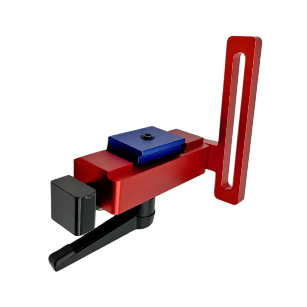 45 نوع ميتري توقف المسار، T-Track النجارة المحدد قابل للتعديل مقياس دليل الألومنيوم ميتري الوجه المسار وقف كتلة لفتحة T