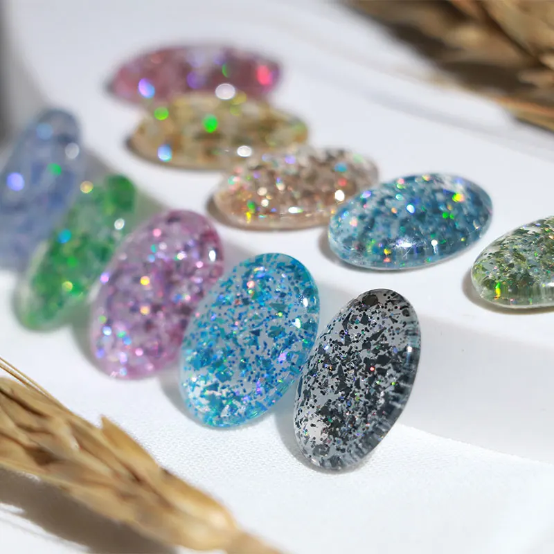 Arte Clavo 8ml Paillettes luminose Smalto gel Glitter Pittura diamante Nail Art Design Vernici ibride Base superiore Primer per manicure