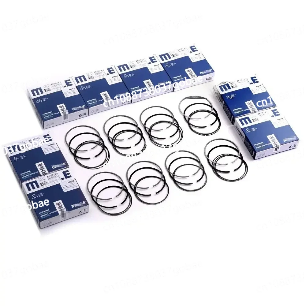 8PCS Piston Rings Set STD Φ83mm for Mercedes-be C63 S G63 AMG W205 W213 4.0 V8 M177 1760300100 1760300600