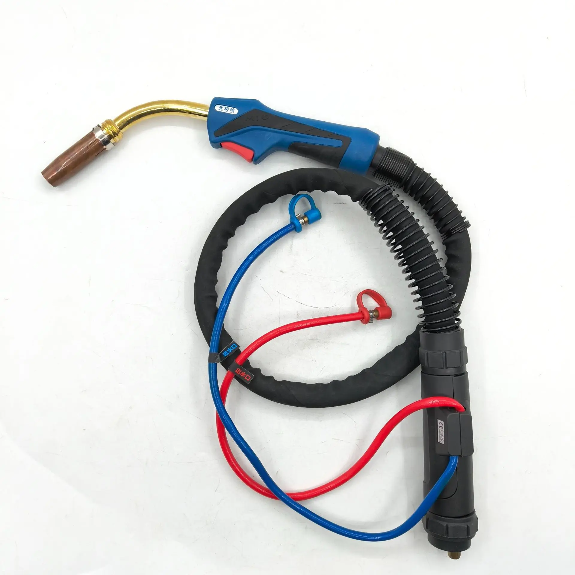 Heavy Duty Mig Torch Manual European 501D Water Cooled Mig Torch Welding Carbon Steel Binzel 500 Amp MIG Torch