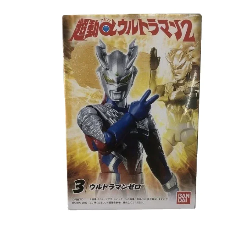 Bandai Original Food Play Toys Ultraman Series Super Move α 2 A2 Regulos, Seroro, Orzeta Gifts for Kids