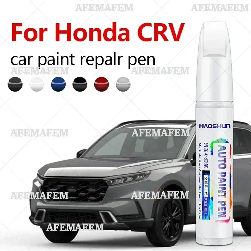 For Honda CRV 1995-2025 RD1 RE RE3 / RE4 RM RW WR-V Paint Repair Pen Touch Up Scratch Remover DIY Auto Accessories Black White