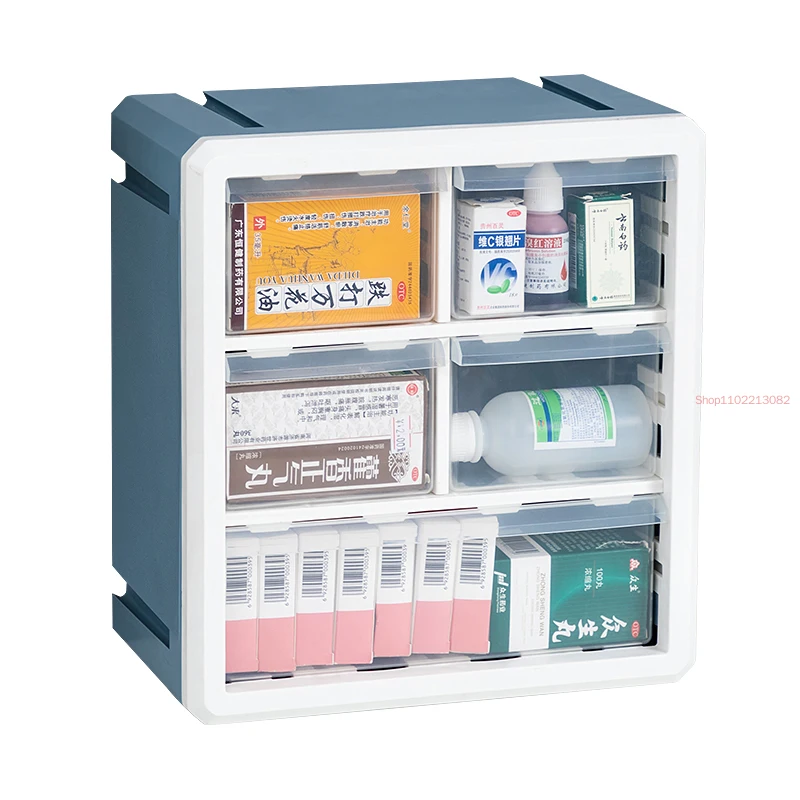 Organizzatore da appendere alla parete Kit di pronto soccorso domestico Scatola di immagazzinaggio medica multistrato Kit di contenitori per