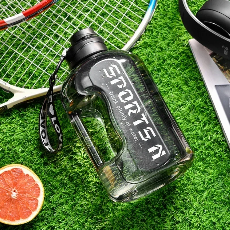 2.7 Liter Big Water Bottle with Straw Large Capacity School Gym Sports Drinking Bottles BPA Free Fitness Men Women Drink Bottles