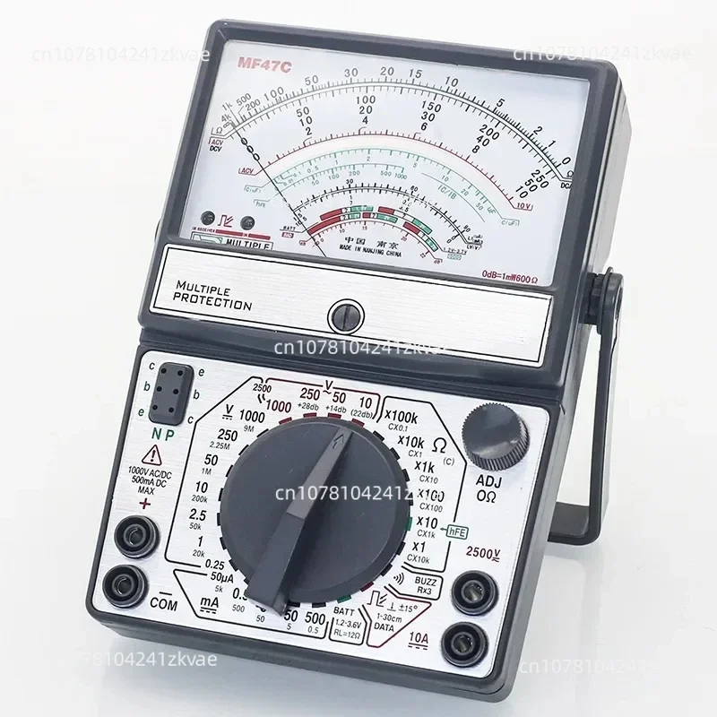 MF47L/MF47C47T pointer high-precision multimeter Mechanical external magnetic burn-proof universal meter