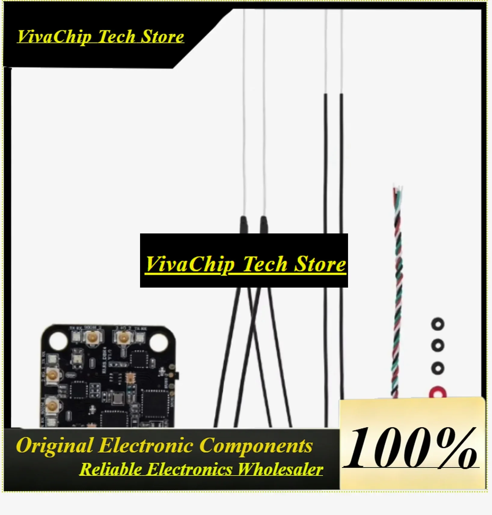 VivaCSRadiomaster DBR4 Dual Band Xross Gemini ELRS Receiver 2.4G&900MHZ