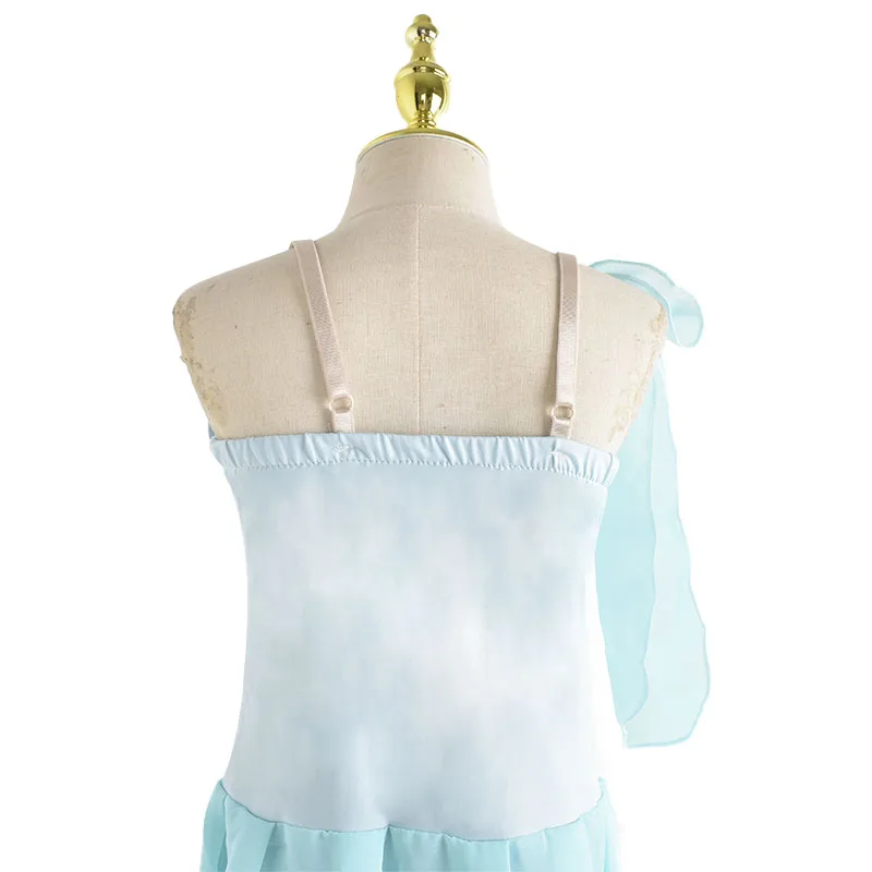 어린이 발레 드레스 소녀 핑크 블루 화이트 쉬폰 클래식 레오타드 발레 드레스 어린이를위한 현대 무용 중국어 슬링 드레스