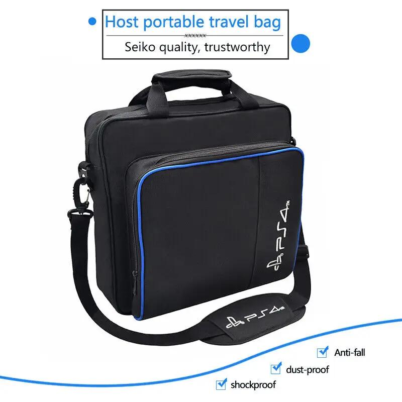 For PS4 Game Protective Bag Storage Carrying Case Outdoor Travel Shoulder Bag