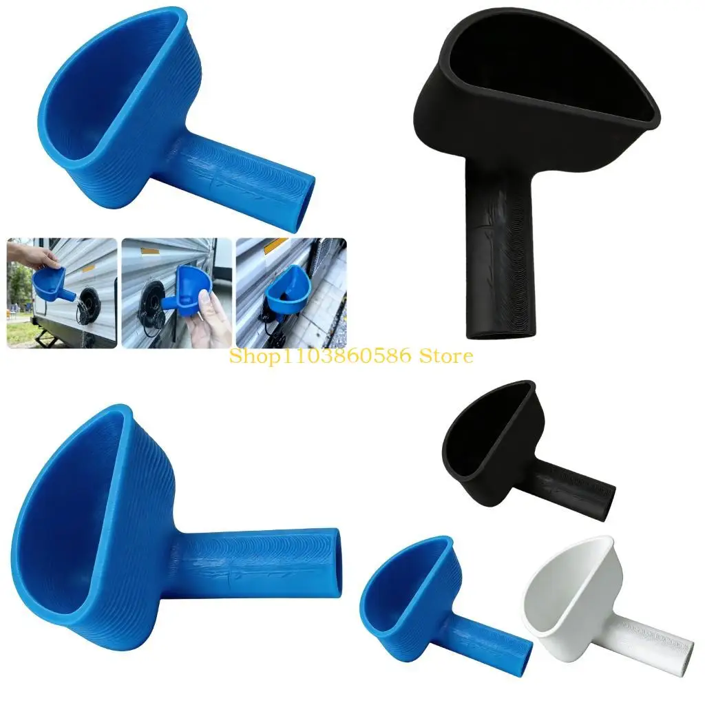 242A Camping Water Inlet Filler Funnel For Motorhome Quick Connection Design Lightweight And Rustproof Ideal For Travelers