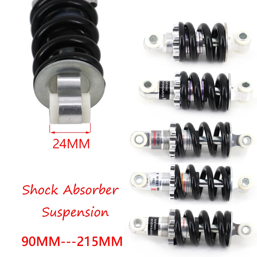 Shock Absorber Suspension For Bicycle E-Bike Motorcycle ATV Scooter Dirt Pit Electric Bike 90mm100mm 115mm 125mm 150mm 160mm 170