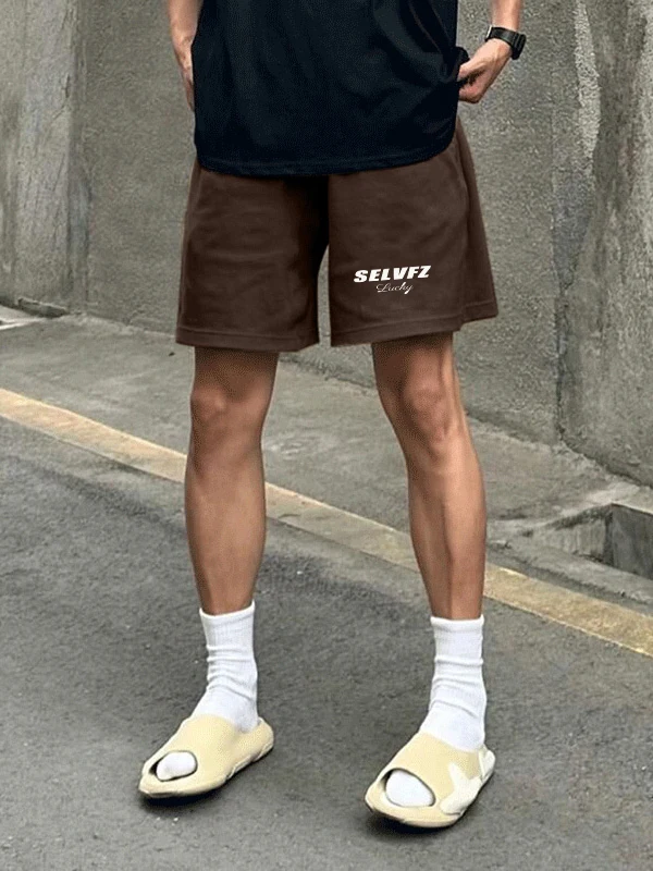 

American Casual Loose Shorts Men's Summer Basketball Sport Drawstring Five-Quarter Pants Youthful Vitality Style Straight Leg