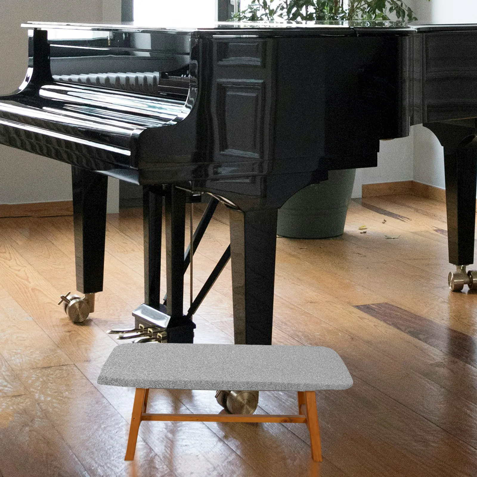 Premium Stretch Piano Stool Cover Elastic Bench Seat Protector for Dining Room Office Home Use Polyester Piano Bench Cover