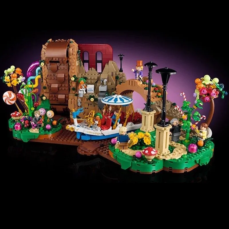 

21360 Charlie and The Chocolate Factory Bricks Building Blocks Compatible 2026pcs Ideas Adult Movie Model Birthday Gifts for Toy