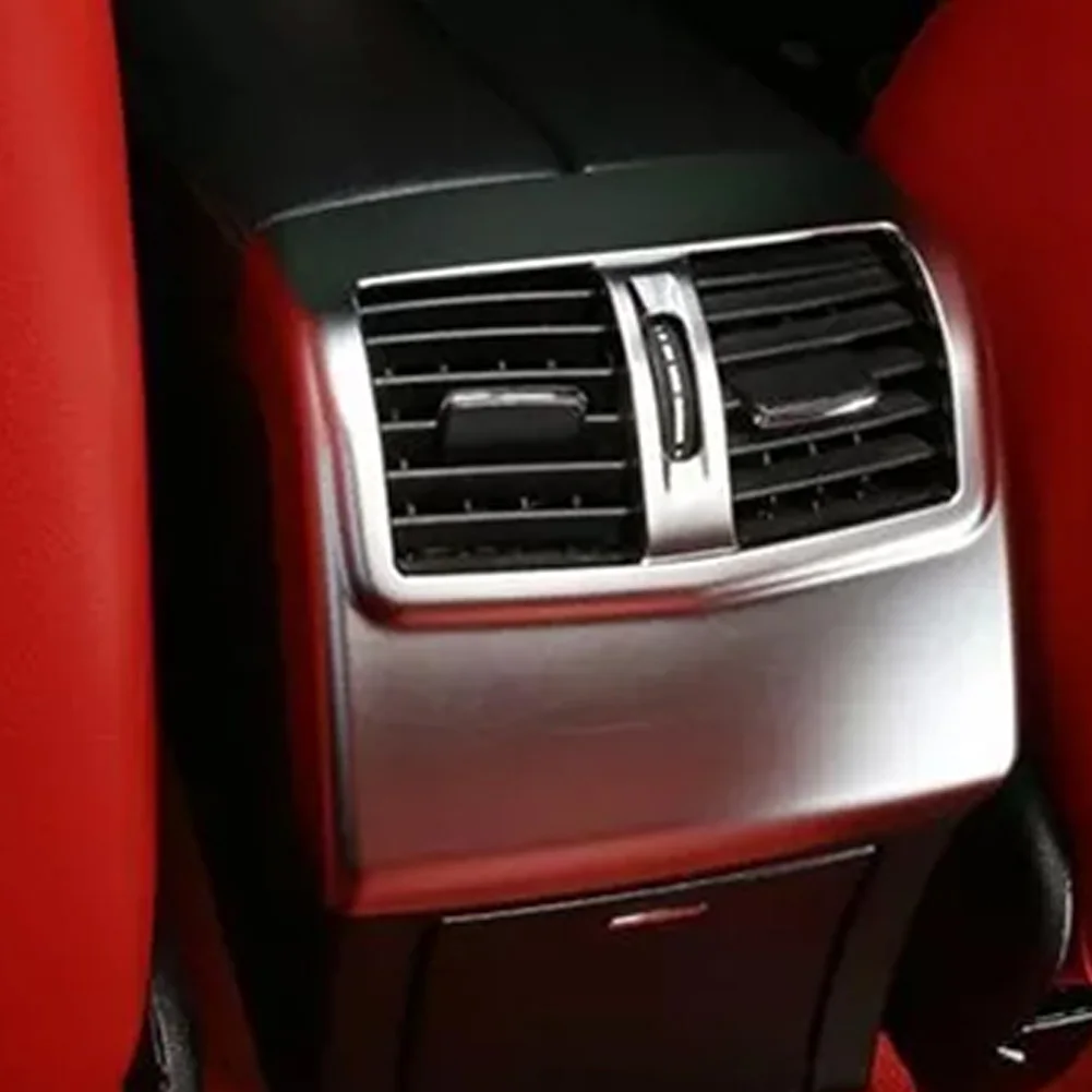 Add a Touch of Sophistication with Silver Rear Air Condition Vent Trim for Mercedes for Benz for E Class W212 2012 2015