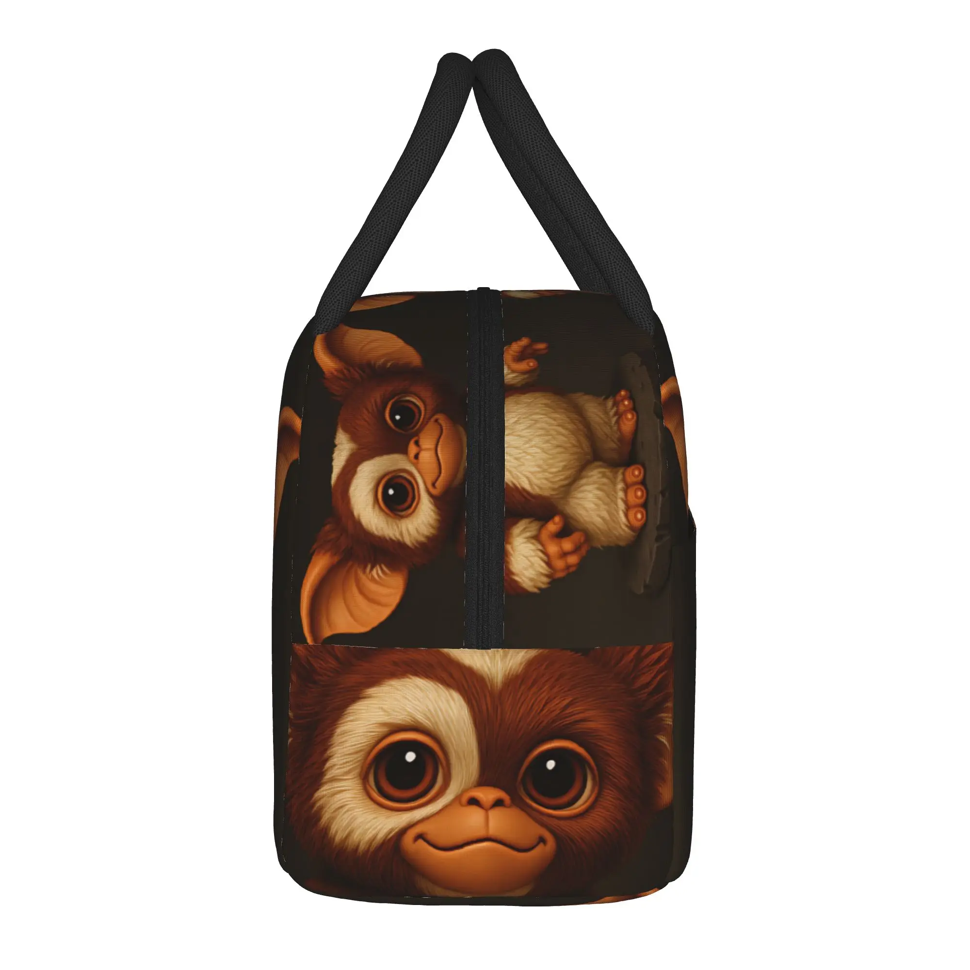 Gizmo Gremlin Lunch Bag For Child  Graphic Lunch Box Vintage Office Cooler Bag Convenient Oxford Thermal Tote Handbags