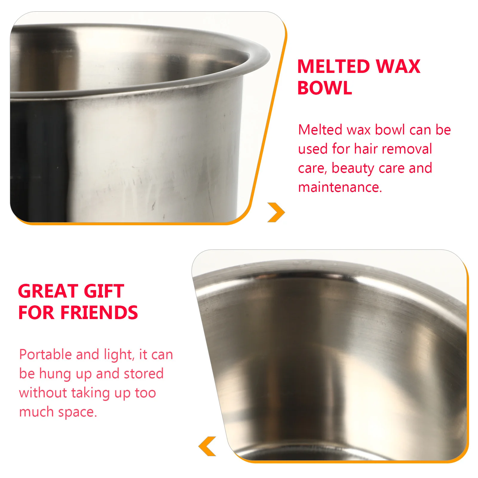 

1Set Soap Melting Pot Stainless Steel Long Handle Wax Melting Container for Hair Removal Beauty Care DIY Making Handmade