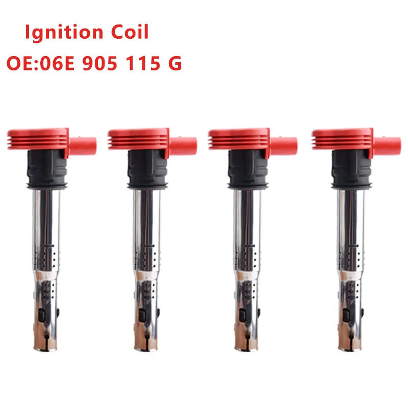 1/2/3/4PCS Car Ignition Coil For Jetta Golf Passat Tiguan CC For Audi A3/4/5/6/7/8 TT Q3/5 R8 OEM 06E905115E