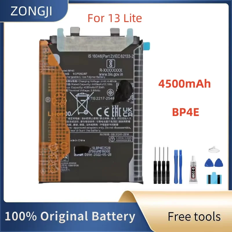 

Новый аккумулятор BP4E 4500 мАч для Mi CiVi 2, сменные аккумуляторы для телефона + бесплатные инструменты
