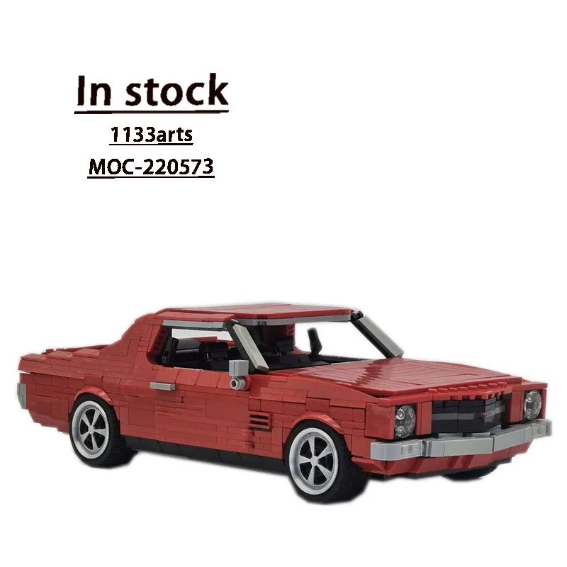 MOC-220573New 90s icónico GTS deportes supercoche bloques de construcción de carreras modelo 1133 piezas niños cumpleaños juguete de bloques de construcción regalo