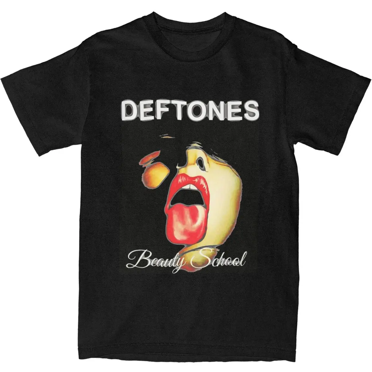 

Couple T-Shirt Deftones American Alternative Metal Band T-Shirts Hipster Summer Tees Y2K Funny Casual 100% Cotton Clothes Gift