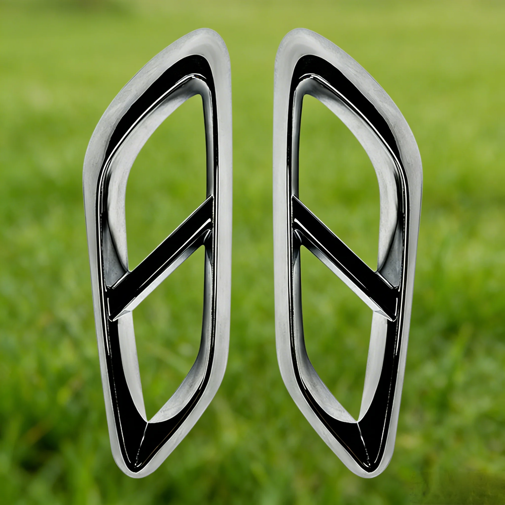 Car Tail Throat Decor Frame For Mercedes-Benz E W214 2024+ Car Exhaust Pipe Trim Cover Stickers Spare Parts Accessories Sil